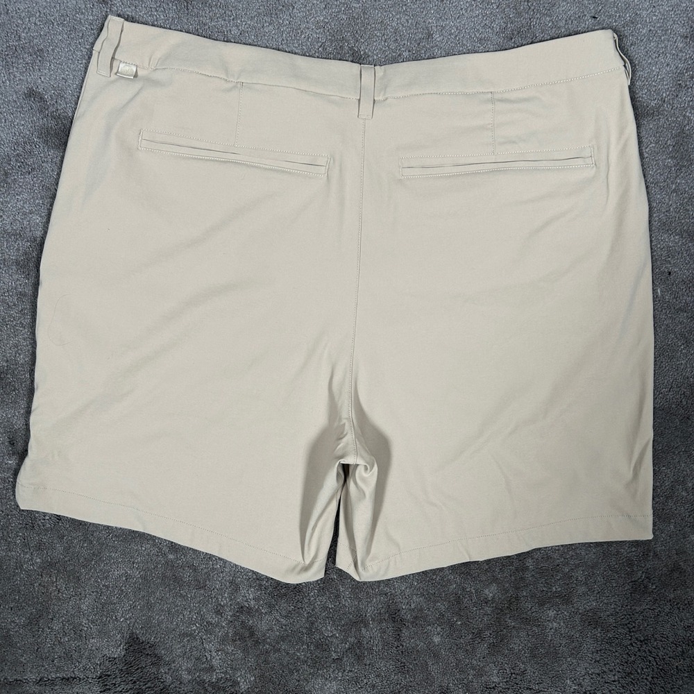 Lululemon Commission Golf Shorts Mens 40 Tan Solid Performance Stretch Khaki - Picture 2 of 11